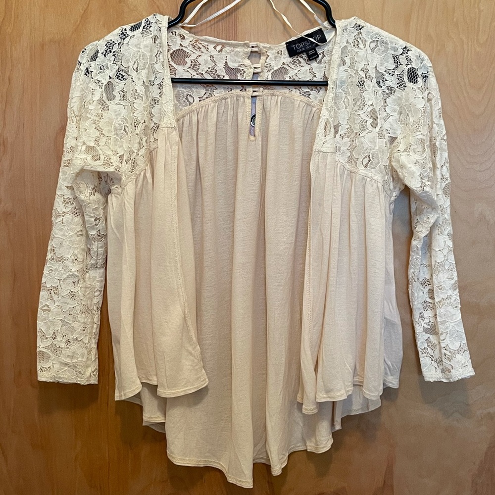 Top Shop Women’s Open Front Shirt